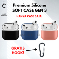 Case AirPods Gen 3 Silicone Case Gratis HOOK Soft Case Airpods Gen 3 Casing Airpods Gen 3