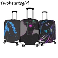 《Dream home》 Twoheartsgirl กระเป๋าเดินทางแบบฝาครอบป้องกันสำหรับผู้หญิงมีซิปขนาด18ถึง32นิ้วกระเป๋าเดินทางมีล้อลาก
