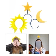 Alilin Girl Eye-catching Headbands Sun Headwear Star Hairbands Fun Headwear