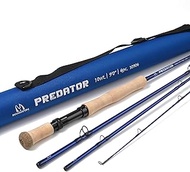 M MAXIMUMCATCH Maxcatch Predator Saltwater Fly Fishing Rod: 9ft, 4-Piece, 9/10 Weight (9' 12wt)
