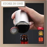 [ READY STOCK ] Stainless steel press automatic Magnetic Beer Coke bottle opener 开瓶器