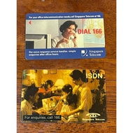 RARE Vintage Singapore Telecom Phone Cards | SingTel ISDN Series $3 & $5 | 1990s Telecom Memorabilia