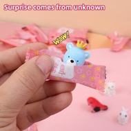 Cute Mini Simulation Glowing Animal Blind Bag Toys Food Action Surprise Tide Play Figures Fake Candy Guess Kids Gifts