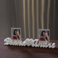 Custom Name Polaroid Couple Stand
