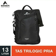 Tas Eiger TriLogic Navigator Mega-X Tas laptop Vertical Tas Selempang