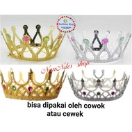 RATU Gold Crown Raja & Queen - Gold Crown - Party Crown - Birthday Crown Hair Accessories Crown Birt