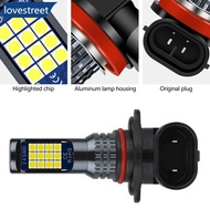 LOVESTREET 1PC H1/H11/H4/9005/9006/H3/H7 Car LED Fog Light Bulbs 24SMD 20W Alloy Lights 12V-24V Repl