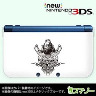 (new Nintendo 3DS 3DS LL 3DS LL ) スカル5 ホワイト カバー