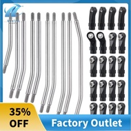 313mm RC Links Upper Lower Linkage Chassis Link Set with Plastic Rod Ends for 1/10 SCX10 II 90046 RC