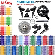Shimano Di2 Dura Ace R9270 Groupset 2x12s R9200 Crankset Cassette R9270 Shifter FD RD-R9250 Battery 