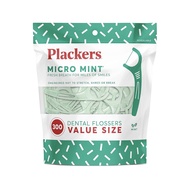 Plackers Micro Cleaning ToolMint Dental Flossers Fresh Mint Flavor Fold-Out Toothpick Super Tuffloss