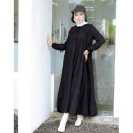 midi dress korean style premium Midi dress polos wanita kekinian 2021 long tunik terbaru 2021 import