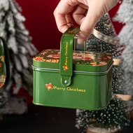 [Christmas Gift Box] Christmas Gift Small Gift Gift Box Portable Tin Box Biscuit Candy Christmas Eve