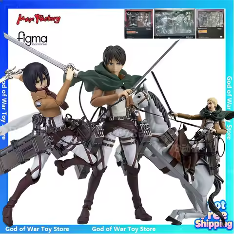 Max factory production,figma mobile figurine series,phenomenal animation Attack on Titan,Eren Yeager