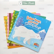 Sách – Bộ 4 Cuốn What Do You See?(Bạn nhìn thấy gì?) What Do You Hear?(Bạn Nghe Thấy Gì?) Song Ngữ A