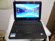 HP Mini 110 10.1吋筆電（黑）（鍵盤故障、缺電池）【開機正常】＜零件機＞