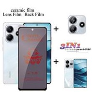 3 In 1 Ceramic Film Compatible With Redmi A5 A3 A4 14C Redmi Note 14 4G/5G/ Redmi Note 13 4G/5G/Redm