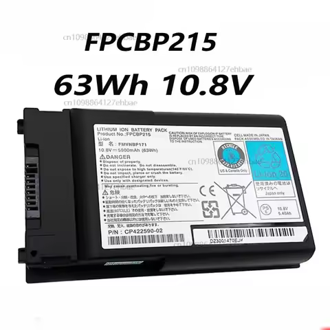 FPCBP215 FPCBP200 FMVNBP179 FMVNBP171 63Wh 10.8V Laptop Battery For Fujitsu LifeBook T1010 TH700 T73
