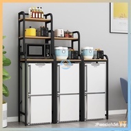 Refrigerator shelf mini floor small freezer above the top kitchen microwave oven multi-layer storage