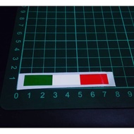 Cutting Sticker Italy flag 7cm