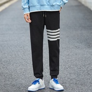 JIFANPAUL | Summer New Thin Casual Pants Youth Fashion Matching Student Nine-Inch Cuffed Pants