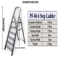 [Hardware ]A-TECH Aluminium Platform Step Ladder 5 Option.