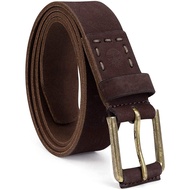 Timberland Men's Casual Leather Belt  Dark Brown SKU79JC9493