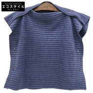 三宅一生褶皺斗篷上衣，女款，藍色，MI43FK482