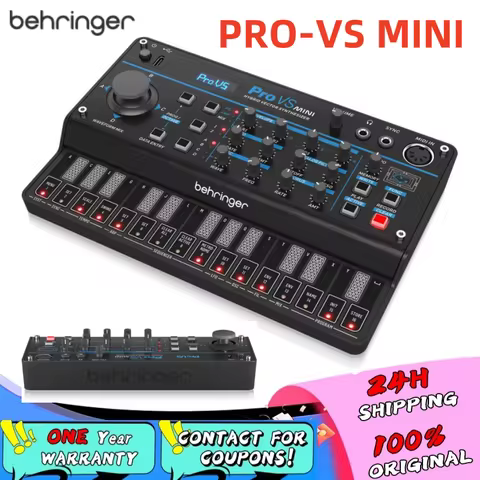BEHRINGER PRO-VS MINI Portable 4-Voice Hybrid Synthesizer 16 Vector Oscillators Wavetable Synthesis 