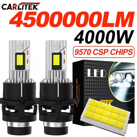 D2S D4S Led Car Headlights Bulb D2R D4R LED Car Light High power 4000W 1:1 Plug and Play 9570 CSP Ch