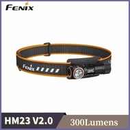 FENIX HM23 V2.0 Multipurpose UltraLight Headlamp 300Lumens Include AA Battery
