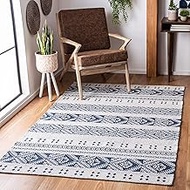 Safavieh Augustine Collection AGT445N Area Rug, 7' 7" x 10', Navy/Cream