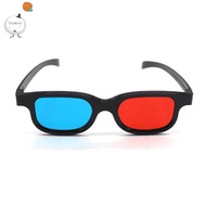 TR Red Blue 3D Glasses Square Frame 3D Glasses Universal Children 3D Glasses
