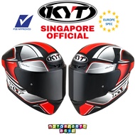 KYT TT Course Tourist Red Full Face Helmet | PSB Approved