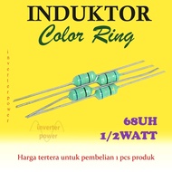 Color Inductor 1/ 2 watt 68uh Inductor color ring 68uH