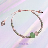 Rosemary Metallic String Bracelet Beaded String Bracelet/