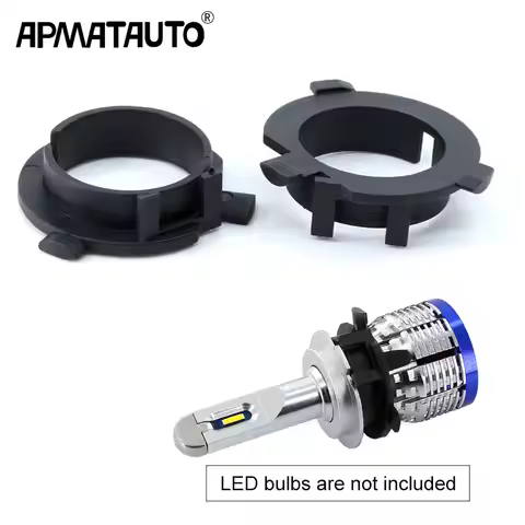 2pcs LED H7 Bulb Holder Adapter for Hyundai Veloster i30 H7 LED headlight headlamp H7 base adapter f