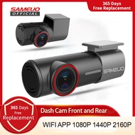 Dash cam front and Rear 1944P Car DVR camera dash auto video Recorder dashcam night vision app 24H P