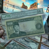 uang kuno 1000 soekarno asli BI PMG