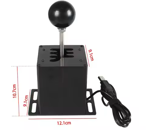 64bit Hall Sensor/Micro Switch USB si-m Racing Game H Gear Shifter for Rally Racing Game 6+R 7+R STO
