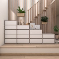 Looms ชุดตู้ลิ้นชัก รุ่น AARON สีโซลิดโอ๊คตัดขาว