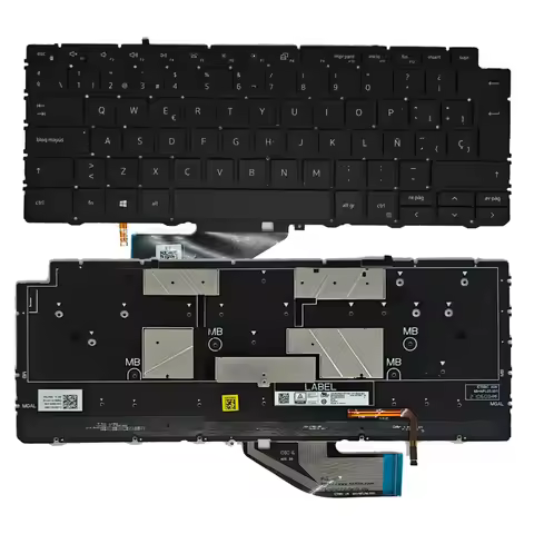 Laptop Keyboard US SP GR LA Layout For Dell XPS 13 7390 2in1 9310 2in1 P103G Keyboard