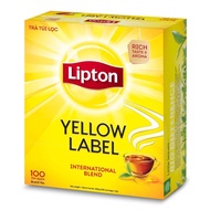 Lipton Yellow Label Tea ลิปตัน ชาผง 2กรัม x 100ซอง (ไม่มีห่อซองด้านใน)