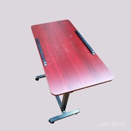 Bedside Square Tube Computer Study Table Both Sides Folding Table Manufacturer Mobile Lifting Table 