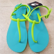 Fipper Strappy Rubber Women Light blue/ Green