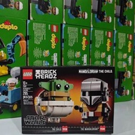 ✨ 【全新現貨】LEGO 樂高 75317 BrickHeadz 方頭仔系列 - 曼達洛人與古古／尤達寶寶（The Mandalorian & The Child） ✨