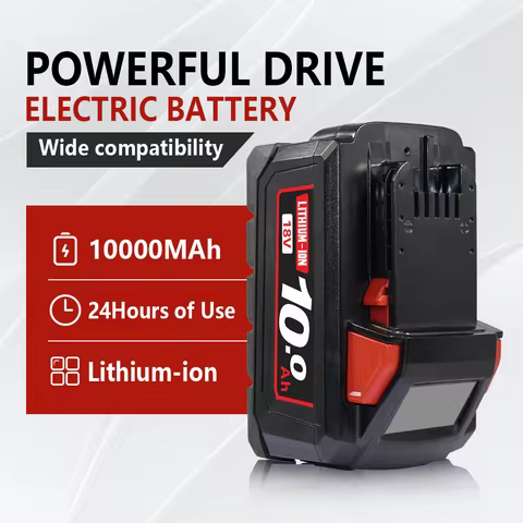 21700 FOR Milwaukee M18 Battery Power Tool Battery 18V 3-6Ah Lithium Rechargeable Battery 48-11-2460