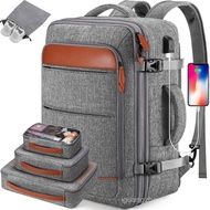 BAGSURE Hidden Shoulder Straps Travel Backpack, 42L Carry on Luggage, Flight Approved Expandable Bac