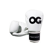 นวมชกมวย OG Supermax Boxing Gloves (สีขาว)