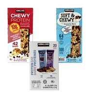 KIRKLAND Protein Bar Bundle in Box | 3 Types Protein, Chewy Granola Bars